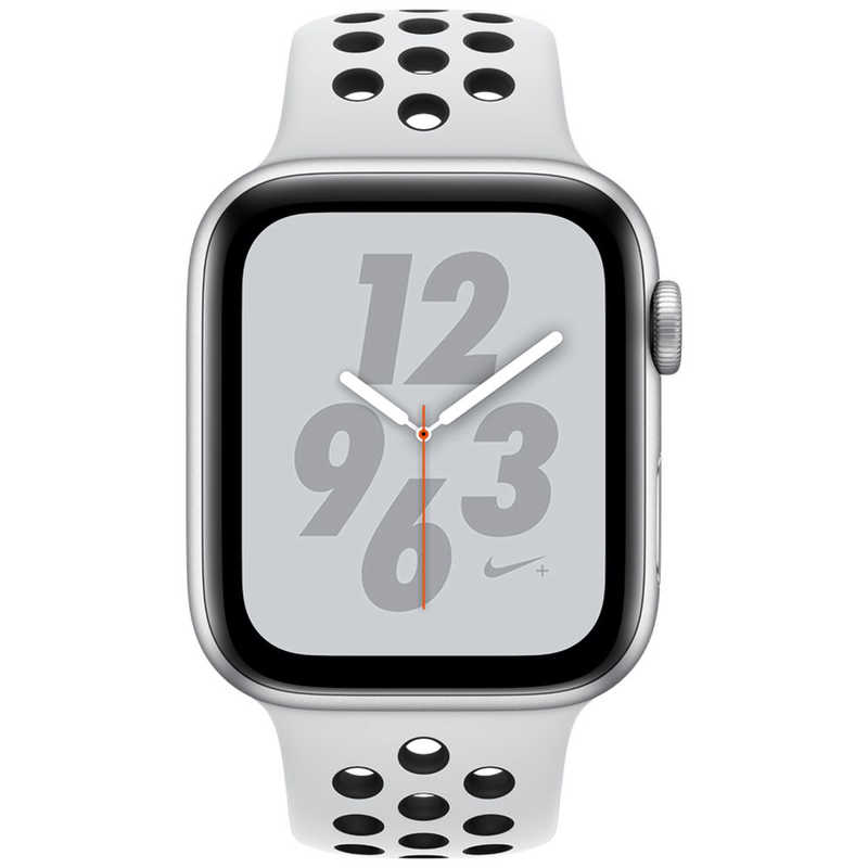アップル アップル Apple Watch Nike+ Series 4（GPS + Cellularモデル）- 44mm シルバーアルミニウムケースとピュアプラチナム/ブラックNikeスポーツバンド MTXK2JA MTXK2JA