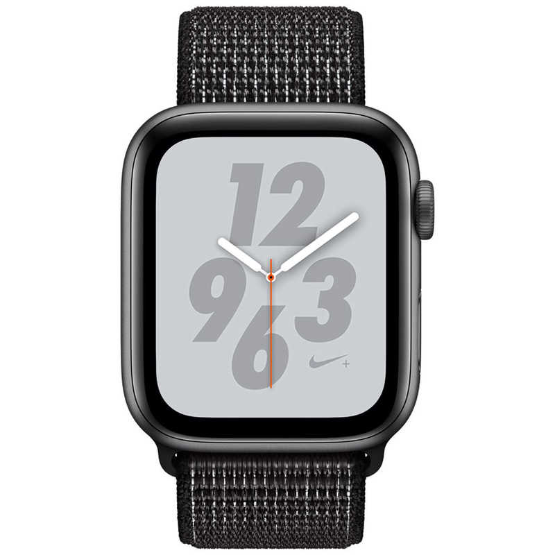 アップル アップル Apple Watch Nike+ Series 4（GPSモデル）- 44mm スペースグレイアルミニウムケースとブラックNikeスポーツループ MU7J2JA MU7J2JA