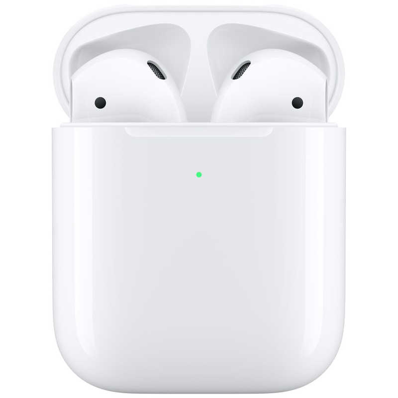 アップル アップル AirPods with WirelessChargingCase(第2世代)[マイク対応] ブルｰトゥｰスイヤホン MRXJ2J/A ｢Qi対応｣【純正】 ブルｰトゥｰスイヤホン MRXJ2J/A ｢Qi対応｣【純正】