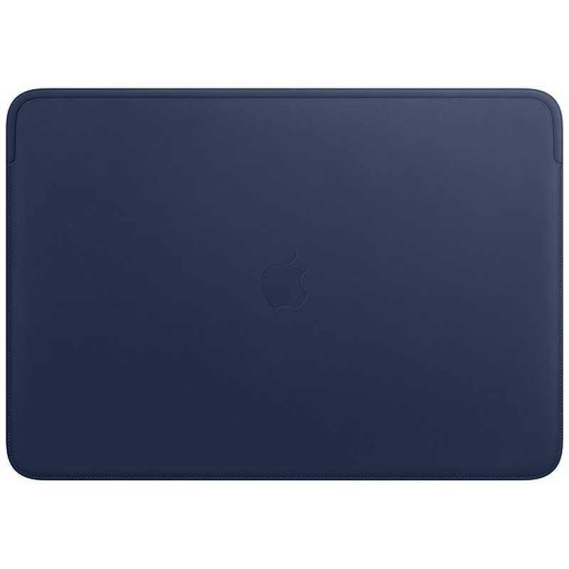 アップル アップル 16インチMacBook Pro用レザースリーブ(入荷次第のお届けとなります) MWVC2FEA-ミッドナイトブルｰ MWVC2FEA-ミッドナイトブルｰ