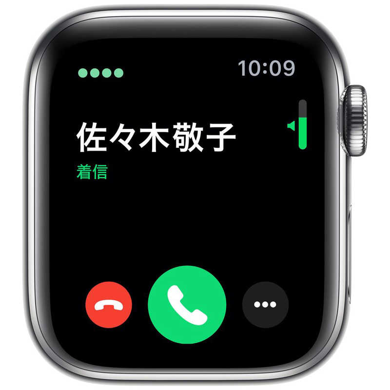 アップル アップル Apple Watch Series 5(GPS + Cellularモデル)- 40mmステンレススチールケースとホワイトスポーツバンド - S/M & M/L MWX42JA MWX42JA