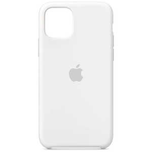 アップル 【純正】iPhone 11 Pro シリコーンケース ホワイト MWYL2FEA
