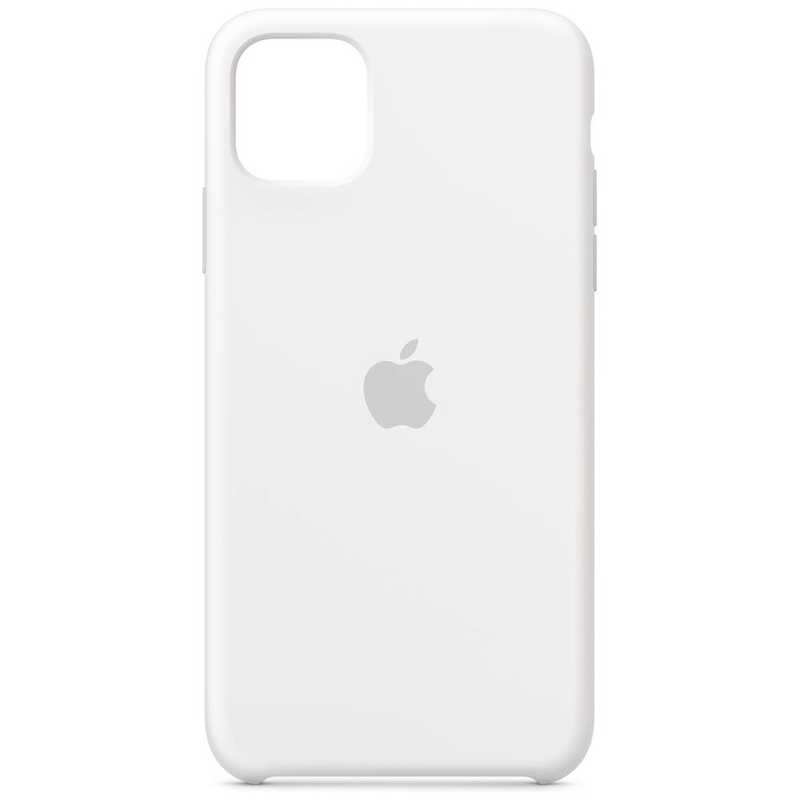 アップル アップル iPhone 11 Pro Max シリコーンケース ホワイト MWYX2FEA(ホワイ MWYX2FEA(ホワイ