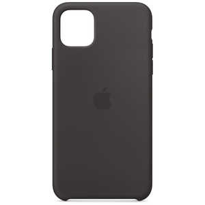 アップル iPhone 11 Pro Max シリコーンケース ブラック MX002FEA(ブラ