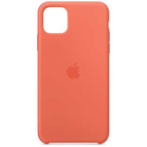 アップル [純正]iPhone 11 Pro Max シリコーンケース MX022FEA クレメンタイン(オレンジ)