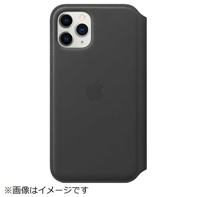 アップル アップル iPhone 11 Pro レザーフォリオ ブラック MX062FEA(ブラ MX062FEA(ブラ