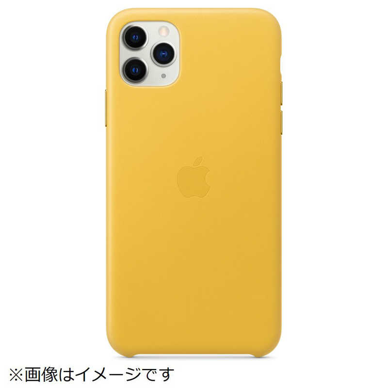 アップル アップル [純正]iPhone 11 Pro Max レザーケース MX0A2FEA(マイヤｰレモン MX0A2FEA(マイヤｰレモン