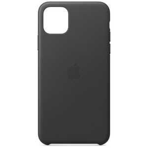 アップル iPhone 11 Pro Max レザーケース ブラック MX0E2FEA(ブラ