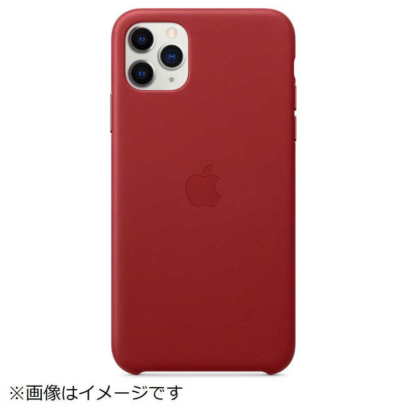 アップル アップル iPhone 11 Pro Max レザーケース (PRODUCT)RED MX0F2FEA(RED MX0F2FEA(RED