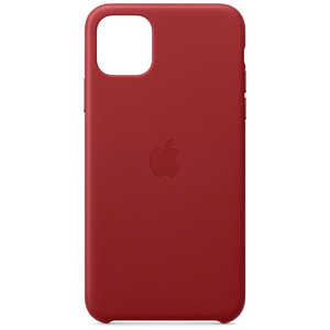アップル iPhone 11 Pro Max レザーケース (PRODUCT)RED MX0F2FEA(RED
