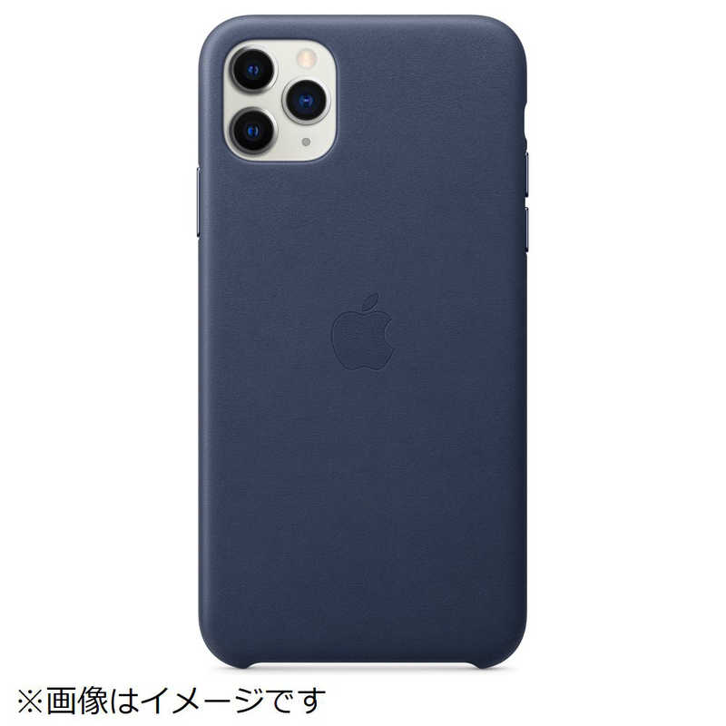 アップル アップル iPhone 11 Pro Max レザーケース ミッドナイトブルー MX0G2FEA(ミット MX0G2FEA(ミット