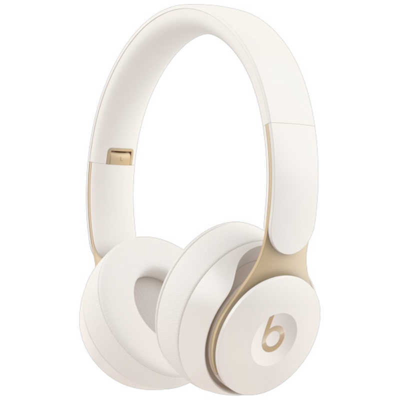 BEATSBYDRDRE BEATSBYDRDRE ワイヤレスヘッドホン ノイズキャンセリング対応 リモコン・マイク対応 アイボリー Beats Solo Pro MRJ72FE/A MRJ72FE/A