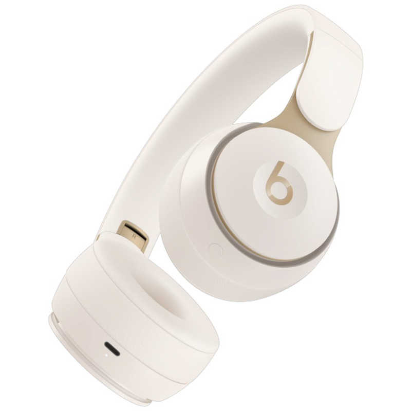 BEATSBYDRDRE BEATSBYDRDRE ワイヤレスヘッドホン ノイズキャンセリング対応 リモコン・マイク対応 アイボリー Beats Solo Pro MRJ72FE/A MRJ72FE/A