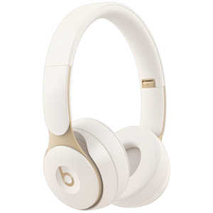BEATSBYDRDRE ワイヤレスヘッドホン ノイズキャンセリング対応 リモコン・マイク対応 アイボリー Beats Solo Pro MRJ72FE/A