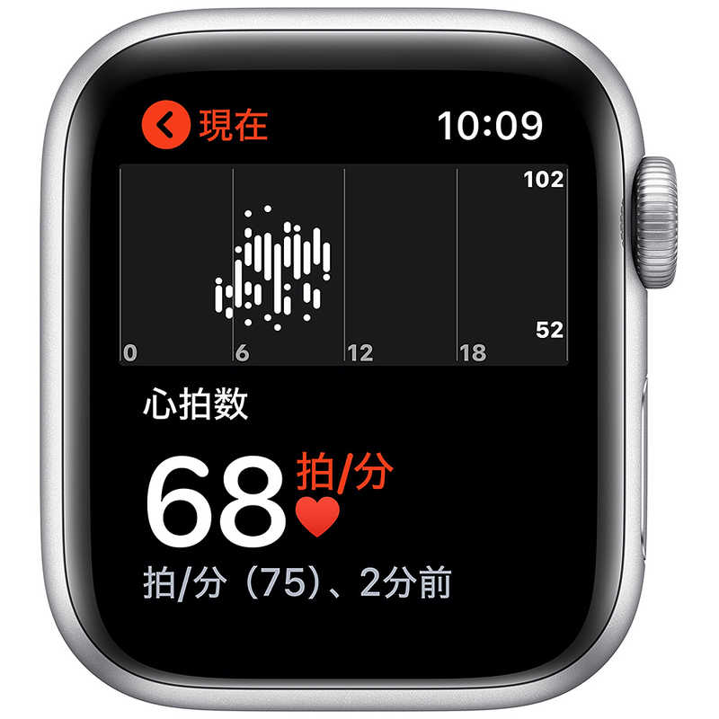 アップル Apple Watch SE(GPSモデル) 40mmシルバｰアルミニウムケｰスとホワイトスポｰツバンド レギュラｰ MYDM2J/A