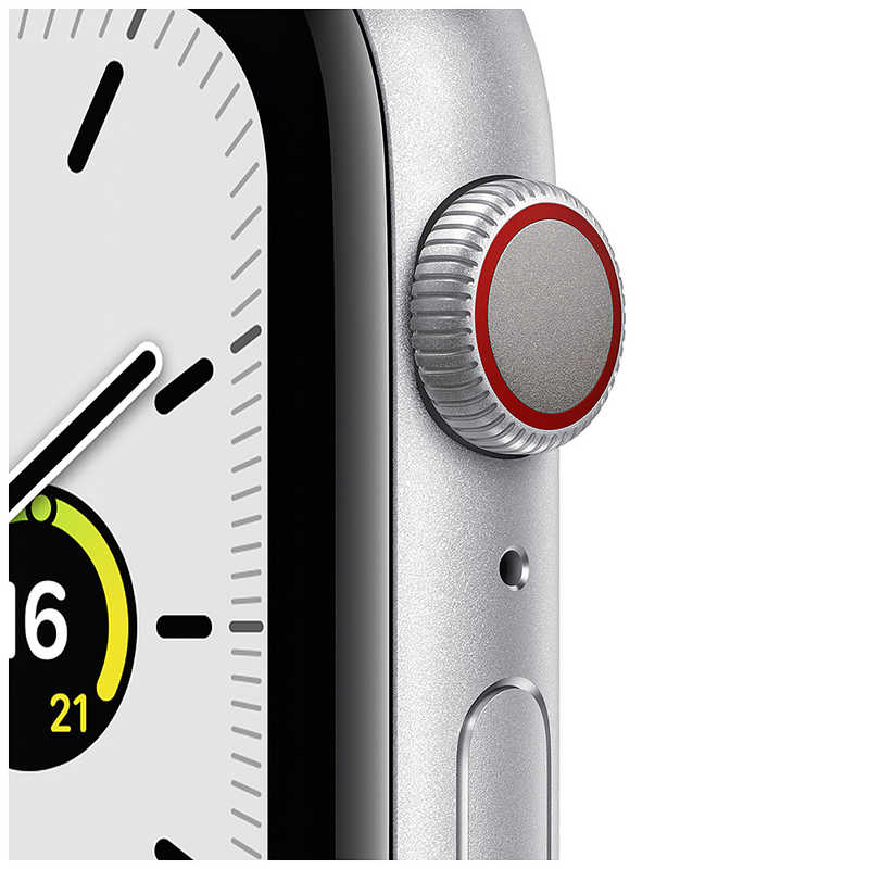 アップル アップル アップルウォッチ Apple Watch SE (GPS + Cellularモデル) 44mmシルバーアルミニウムケースとディープネイビースポーツループ MYEW2J/A 44mmシルバーアルミニウムケースとディープネイビースポーツループ MYEW2J/A