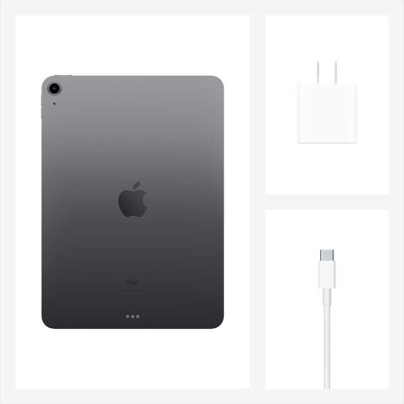 アップル アップル iPad Air 10.9インチ 64GB Wi-Fiモデル スペースグレイ(第4世代)[64GB] MYFM2J/A MYFM2J/A