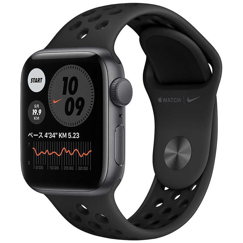 アップル アップル アップルウォッチ Apple Watch Nike SE (GPSモデル) 40mmスペースグレイアルミニウムケースとアンスラサイト/ブラックNikeスポーツバンド レギュラー MYYF2J/A  40mmスペースグレイアルミニウムケースとアンスラサイト/ブラックNikeスポーツバンド レギュラー MYYF2J/A 