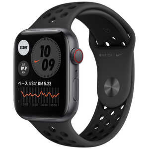 アップル アップルウォッチ Apple Watch Nike SE (GPS + Cellularモデル) 44mmスペースグレイアルミニウムケースとアンスラサイト/ブラックNikeスポーツバンド レギュラー MG0A3J/A 【2022年5月30日(月) 8時59分まで！お得なセール開催中！】
