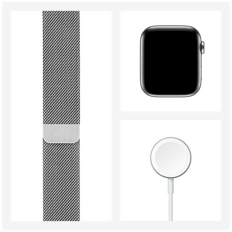 アップル アップル アップルウォッチ Apple Watch Series 6 (GPS+Cellularモデル) 40mmシルバーステンレススチールケースとシルバーミラネーゼループ M06U3J/A  40mmシルバーステンレススチールケースとシルバーミラネーゼループ M06U3J/A 