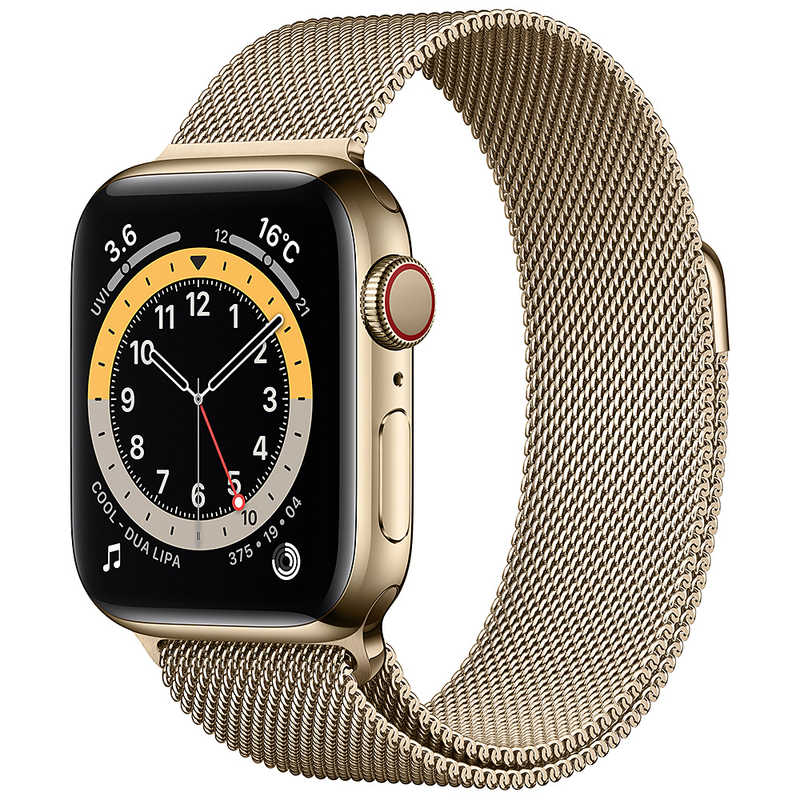 アップル アップル アップルウォッチ Apple Watch Series 6 (GPS+Cellularモデル) 40mmゴｰルドステンレススチｰルケｰスとゴｰルドミラネｰゼルｰプ M06W3J/A 40mmゴｰルドステンレススチｰルケｰスとゴｰルドミラネｰゼルｰプ M06W3J/A