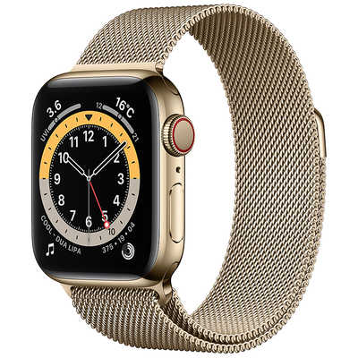 m Apple Watch series6 Goldステンレスアップルウォッチ