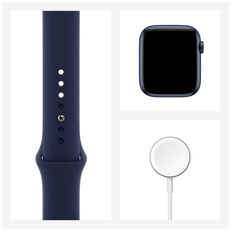アップル アップル アップルウォッチ Apple Watch Series 6(GPS + Cellularモデル) 44mmブルｰアルミニウムケｰスとディｰプネイビｰスポｰツバンド レギュラｰ M09A3J/A 44mmブルｰアルミニウムケｰスとディｰプネイビｰスポｰツバンド レギュラｰ M09A3J/A