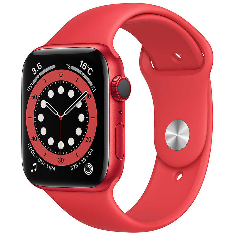 アップル アップル アップルウォッチ Apple Watch Series 6 (GPS + Cellularモデル) 44mm(PRODUCT)REDアルミニウムケースと(PRODUCT)REDスポーツバンド レギュラー M09C3J/A 44mm(PRODUCT)REDアルミニウムケースと(PRODUCT)REDスポーツバンド レギュラー M09C3J/A
