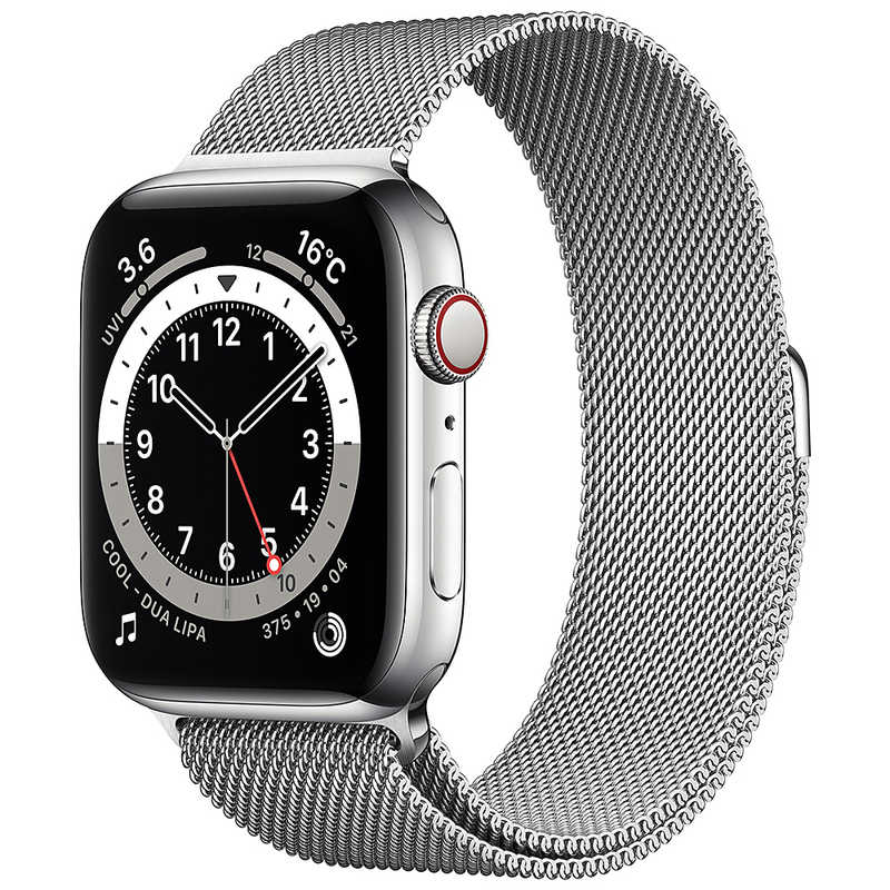 アップル アップル アップルウォッチ Apple Watch Series 6 (GPS + Cellularモデル) 44mmシルバーステンレススチールケースとシルバーミラネーゼループ M09E3J/A  44mmシルバーステンレススチールケースとシルバーミラネーゼループ M09E3J/A 