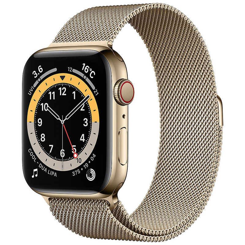 アップル アップル アップルウォッチ Apple Watch Series 6 (GPS + Cellularモデル) 44mmゴールドステンレススチールケースとゴールドミラネーゼループ M09G3J/A  44mmゴールドステンレススチールケースとゴールドミラネーゼループ M09G3J/A 