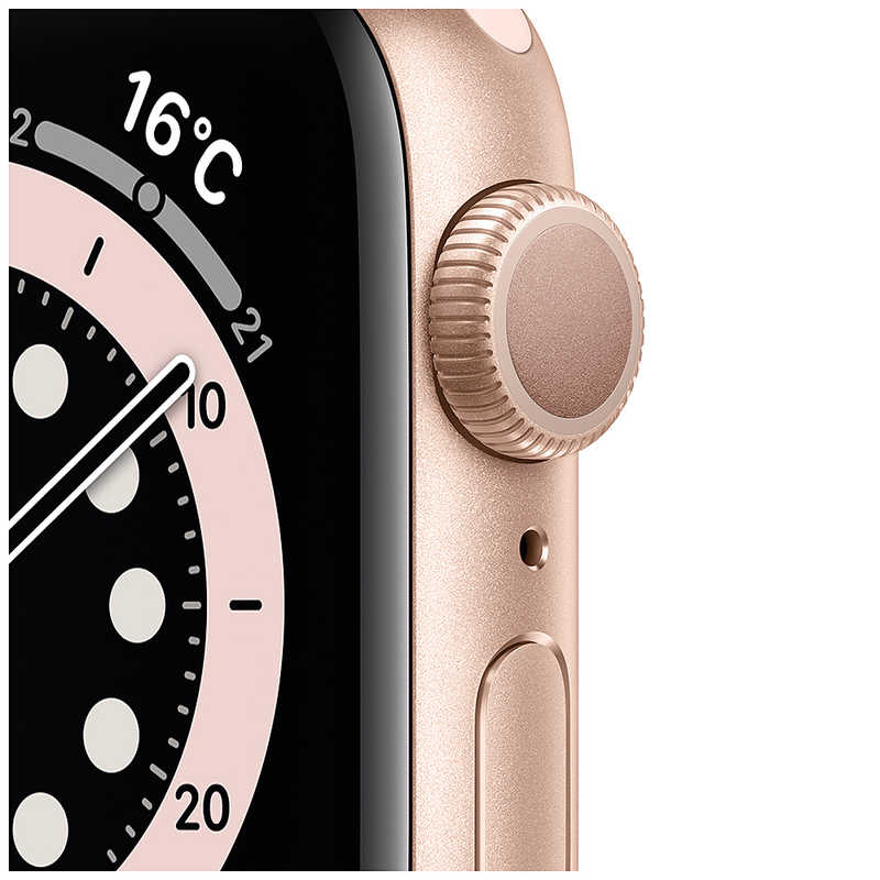アップル アップル Apple Watch Series 6(GPSモデル) 40mmゴｰルドアルミニウムケｰスとピンクサンドスポｰツバンド レギュラｰ MG123J/A 40mmゴｰルドアルミニウムケｰスとピンクサンドスポｰツバンド レギュラｰ MG123J/A