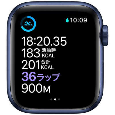 Apple Watch Series 6 GPSモデル40mmブルーアルミニウム