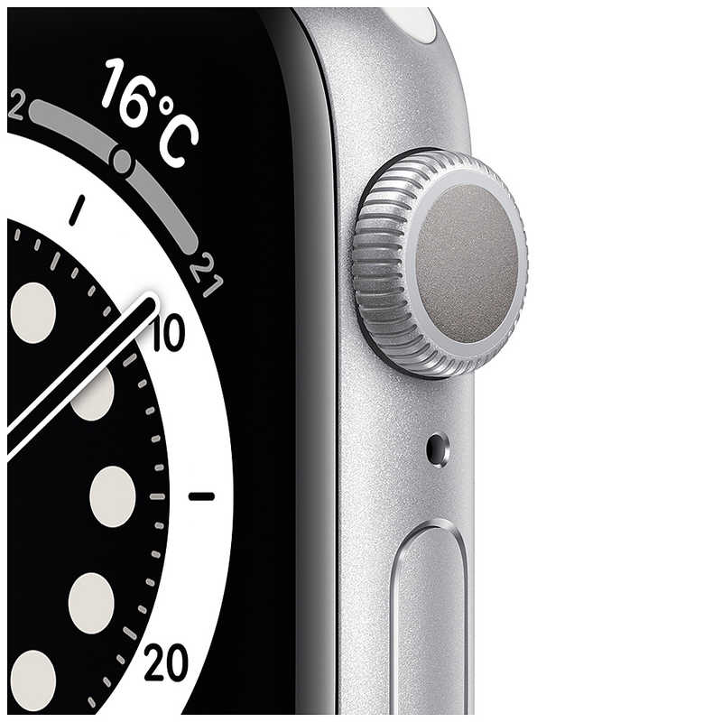 アップル アップル Apple Watch Series 6(GPSモデル) 40mmシルバｰアルミニウムケｰスとホワイトスポｰツバンド レギュラｰ MG283J/A 40mmシルバｰアルミニウムケｰスとホワイトスポｰツバンド レギュラｰ MG283J/A