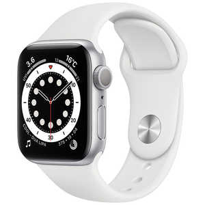 アップル Apple Watch Series 6(GPSモデル) 40mmシルバｰアルミニウム 