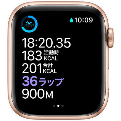 アップル Apple Watch Series 6(GPSモデル) 44mmゴｰルドアルミニウム