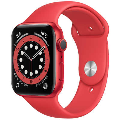 アップル アップルウォッチ Apple Watch Series 6 (GPSモデル)  44mm(PRODUCT)REDアルミニウムケースと(PRODUCT)REDスポーツバンド レギュラー M00M3J/A