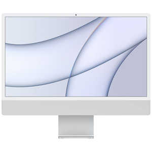 ＜コジマ＞ アップル iMac 24インチ Retina 4.5Kディスプレイモデル[2021年/ SSD 512GB/メモリ 8GB/8コアCPU/8コアGPU/Apple M1チップ/シルバー] シルバー MGPD3JA