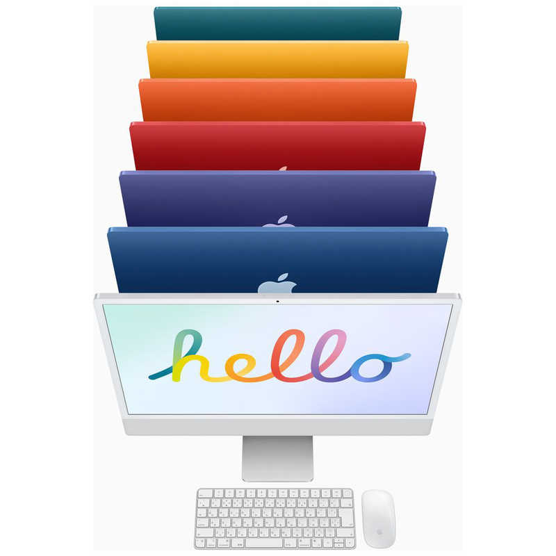 アップル アップル iMac 24インチ  Retina 4.5Kディスプレイモデル[2021年/ SSD 256GB/メモリ 8GB/8コアCPU/8コアGPU/Apple M1チップ/ピンク]  MGPM3JA MGPM3JA