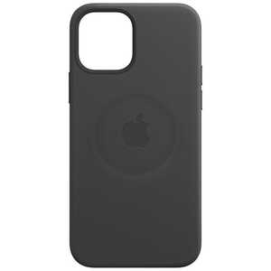 アップル 【純正】MagSafe対応 iPhone 12 mini レザーケース ブラック MHKA3FEA