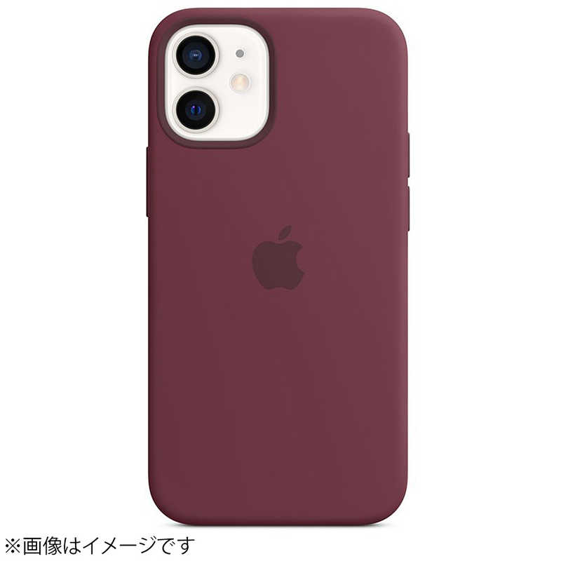 アップル アップル 【純正】MagSafe対応iPhone 12 miniシリコーンケース - プラム MHKQ3FE/A MHKQ3FE/A