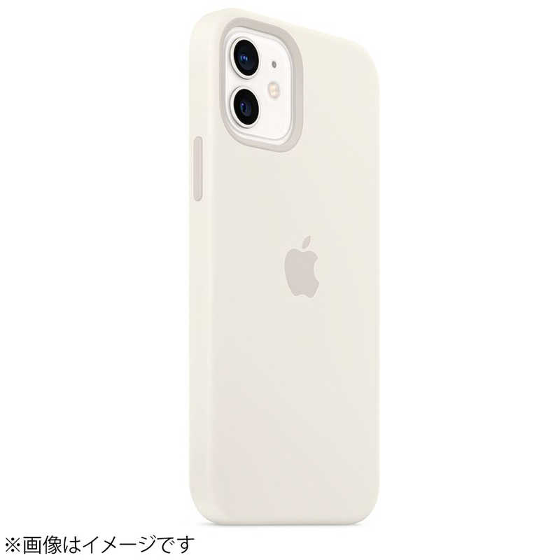 アップル アップル 【純正】MagSafe対応iPhone 12/iPhone 12 Proシリコーンケース-ホワイト MHL53FE/A MHL53FE/A