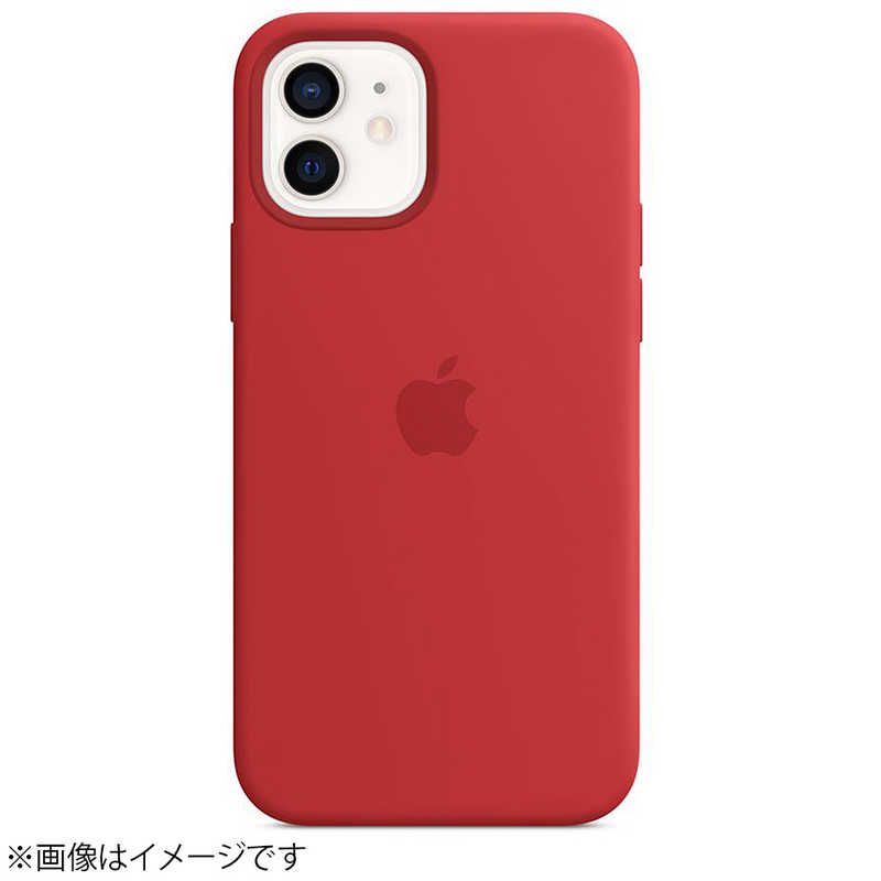 アップル アップル 【純正】MagSafe対応iPhone 12/iPhone 12 Proシリコーンケース-レッド (PRODUCT)RED MHL63FE/A MHL63FE/A