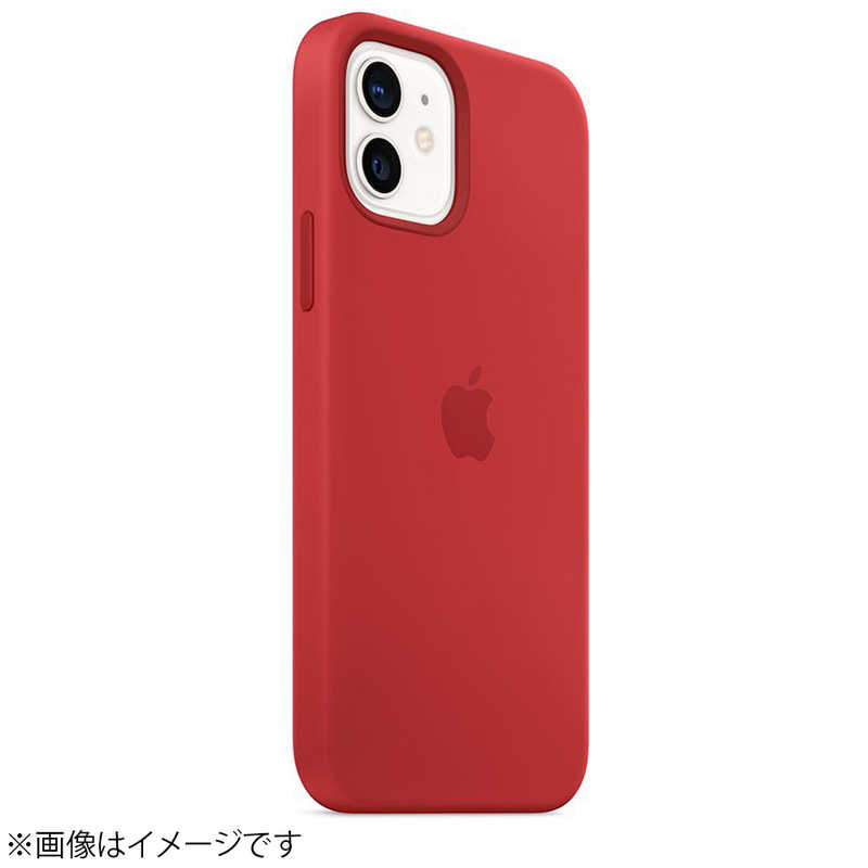 アップル アップル 【純正】MagSafe対応iPhone 12/iPhone 12 Proシリコーンケース-レッド (PRODUCT)RED MHL63FE/A MHL63FE/A