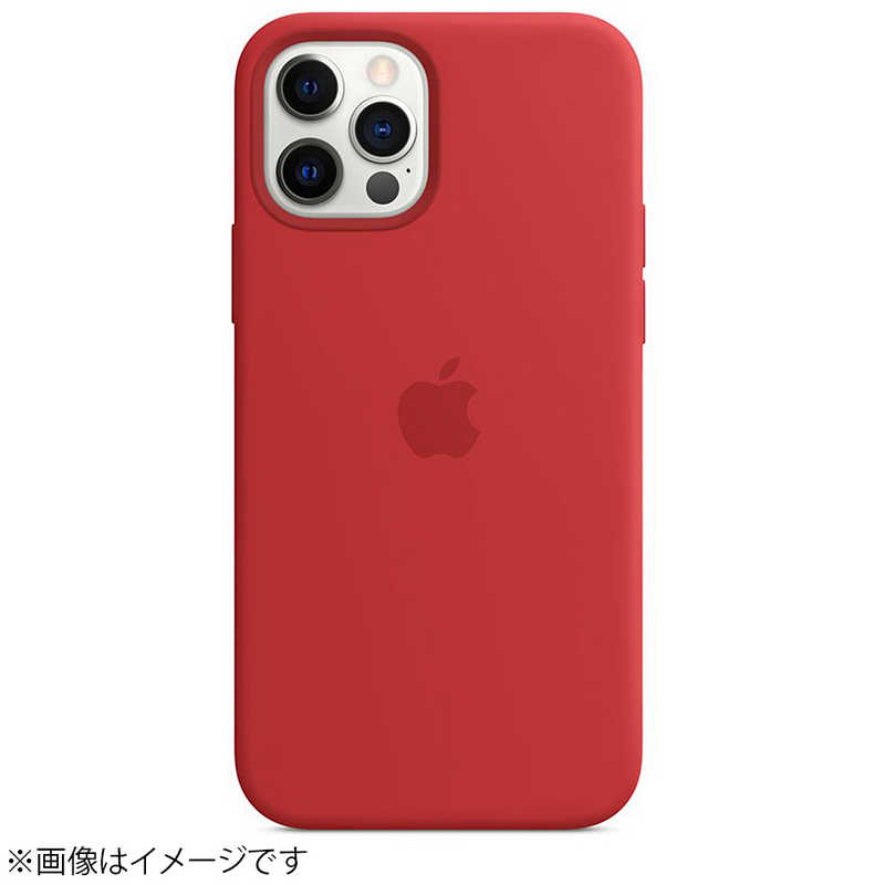 アップル アップル 【純正】MagSafe対応iPhone 12/iPhone 12 Proシリコーンケース-レッド (PRODUCT)RED MHL63FE/A MHL63FE/A
