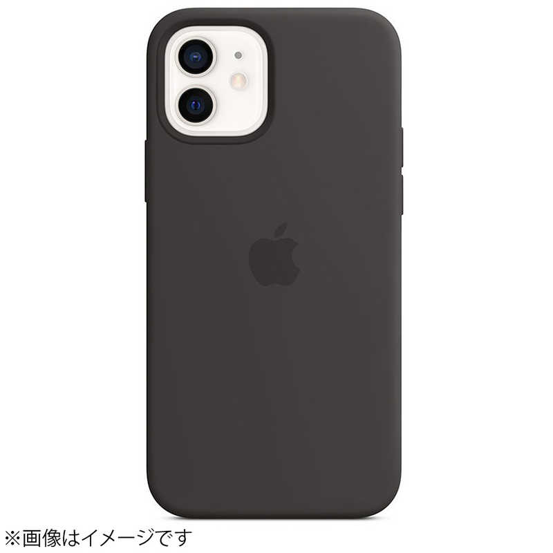 アップル アップル 【純正】MagSafe対応iPhone 12/iPhone 12 Proシリコーンケース-ブラック MHL73FE/A MHL73FE/A