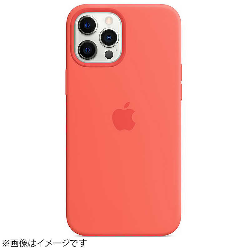 アップル アップル 【純正】MagSafe対応iPhone 12 Pro Maxシリコーンケース - ピンクシトラス MHL93FE/A MHL93FE/A
