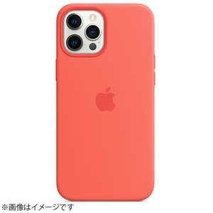 アップル 【純正】MagSafe対応iPhone 12 Pro Maxシリコーンケース - ピンクシトラス MHL93FE/A