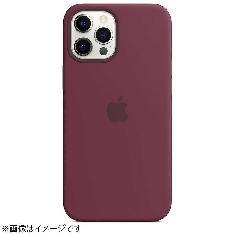 アップル アップル 【純正】MagSafe対応iPhone 12 Pro Maxシリコーンケース - プラム MHLA3FEA MHLA3FEA