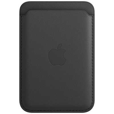 アップル 【純正】MagSafe対応iPhoneレザーウォレット ブラック