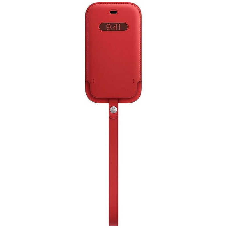 アップル アップル 【純正】MagSafe対応iPhone 12 mini レザースリーブ (PRODUCT)RED MHMR3FE/A MHMR3FE/A